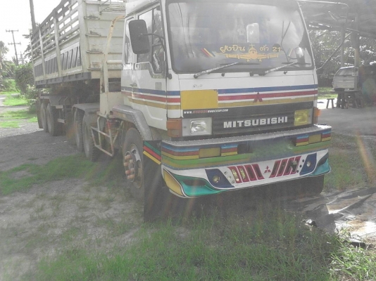 รถมิตซู 10 ล้อ หัวลาก FN527 - TC  /  220  แรงม้า.  ( ขาย แม่ , ลูก. )        สนใจติดต่อ  081 - 6079515