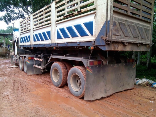 รถมิตซู 10 ล้อ หัวลาก FN527 - TC  /  220  แรงม้า.  ( ขาย แม่ , ลูก. )        สนใจติดต่อ  081 - 6079515