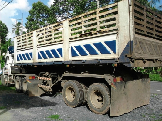 รถมิตซู 10 ล้อ หัวลาก FN527 - TC  /  220  แรงม้า.  ( ขาย แม่ , ลูก. )        สนใจติดต่อ  081 - 6079515