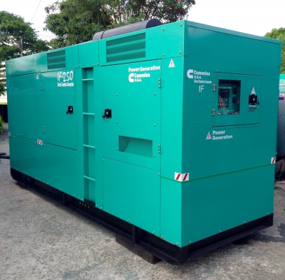 เครื่องปั่นไฟCUMMINS250Kva. U.S.A.รับประกัน1ปี