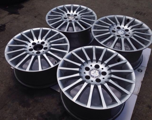 ล้อแท้ Benz C-class W204 ขอบ17 หน้า 7.5 นิ้ว หลัง 8.5 ฝาครบๆ