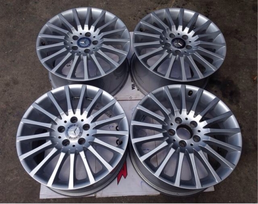 ล้อแท้ Benz C-class W204 ขอบ17 หน้า 7.5 นิ้ว หลัง 8.5 ฝาครบๆ