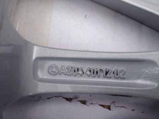 ล้อแท้ Benz C-class W204 ขอบ17 หน้า 7.5 นิ้ว หลัง 8.5 ฝาครบๆ