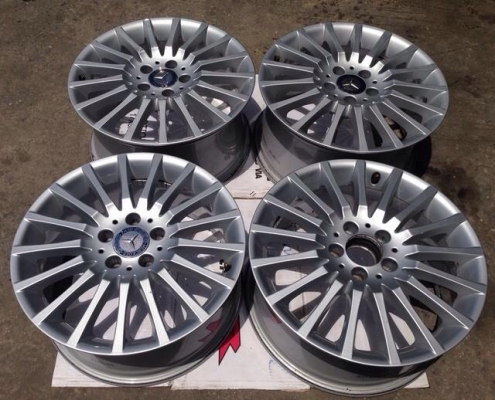 ล้อแท้ Benz C-class W204 ขอบ17 หน้า 7.5 นิ้ว หลัง 8.5 ฝาครบๆ
