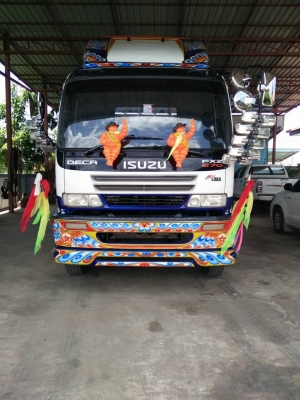 ISUZU DECA ยูโรทูปี48สวย2เพลา200แรงพร้อมกะบะลากรถเกี่ยวราคา1320000