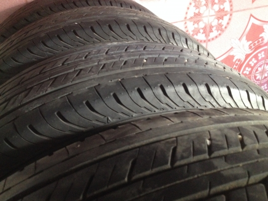 ขายล้อแม็ก VIGO CHAMP 16 สีกัลเงา พร้อมยาง bridgestone 215/65/16 ปี 14