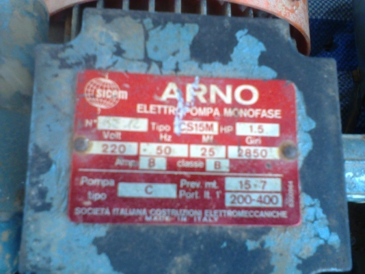 ปั้มน้ำอิตาลี2นิ้ว