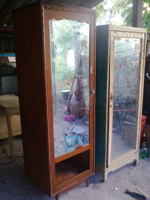 ตู้เสื้อผ้าไม้สัก 2 หลัง ตู้เสื้อผ้าไม้สัก 2 หลัง