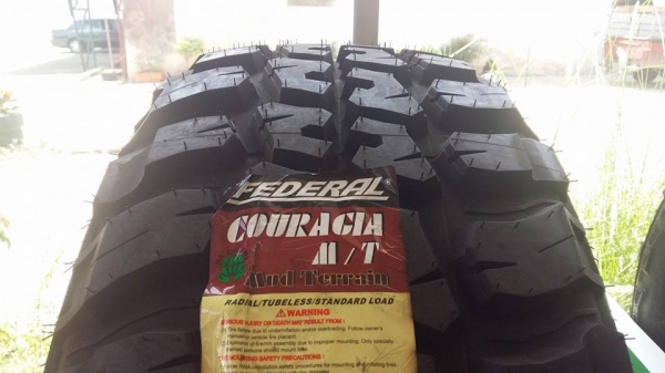 ขายยางใหม่ FEDERAL COURAGIA M/T 35X12.5R20 เส้นละ 7900