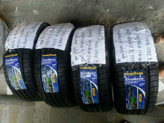 ยางใหม่ Goodyear 215/45/17 เส้นล่ะ 2,000บาท รับประกัน2ปี หมดล็อตนี้หมดแล้วนะครับ