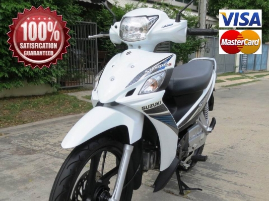 4 เดือน Suzuki Shooter 115i  ตัว Top รถครอบครัวหัวฉีด เดิมดี ไม่มีบิวด์ เพียง 27,900 บาทเท่านั้น