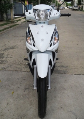4 เดือน Suzuki Shooter 115i  ตัว Top รถครอบครัวหัวฉีด เดิมดี ไม่มีบิวด์ เพียง 27,900 บาทเท่านั้น