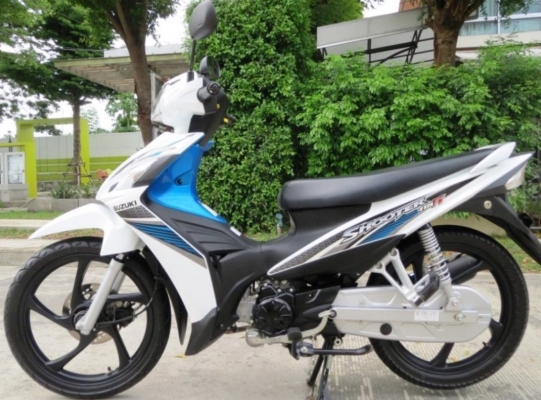 4 เดือน Suzuki Shooter 115i  ตัว Top รถครอบครัวหัวฉีด เดิมดี ไม่มีบิวด์ เพียง 27,900 บาทเท่านั้น