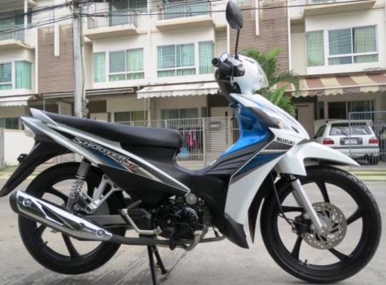 4 เดือน Suzuki Shooter 115i  ตัว Top รถครอบครัวหัวฉีด เดิมดี ไม่มีบิวด์ เพียง 27,900 บาทเท่านั้น