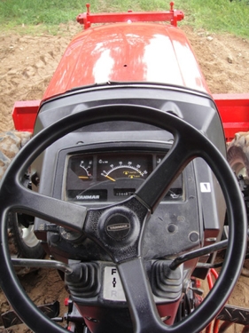 รถไถนั่งขับยันมาร์EF453Tพร้อมใบมีดและผาน6