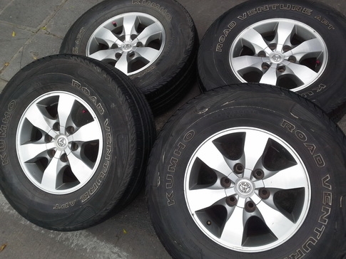 ล้อ Vigo + ยาง AT 265/70/16 ปี12 สวยๆ  1ขุด