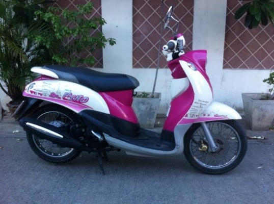 Yamaha Fino Fashion ชมพู ขาว สวย ใหม่ พร้อมใช้ทุกระบบ