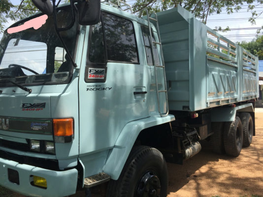 ขายรถบรรทุก 10 ล้อดัมพ์ ISUZU ROCKY 240 แรงม้านางฟ้าแท้ มีระบบลากพ่วง ราคา 1100000