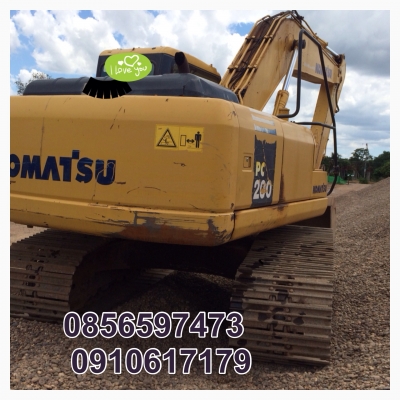 ขายด่วน  รถแบคโฮ   KOMATSU   200 รุ่น 7  พร้อมใช้งาน   เล่มทะเบียนพร้อม