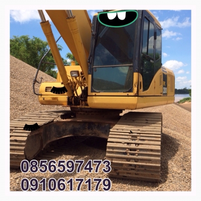 ขายด่วน  รถแบคโฮ   KOMATSU   200 รุ่น 7  พร้อมใช้งาน   เล่มทะเบียนพร้อม