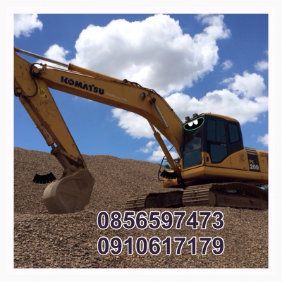 ขายด่วน  รถแบคโฮ   KOMATSU   200 รุ่น 7  พร้อมใช้งาน   เล่มทะเบียนพร้อม