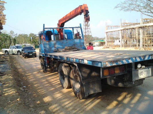 ขายด่วน..รถสิบล้อ MITSUBISHI FUSO 225 แรงม้า รถปี 30 ติดเครน UNIC 3 ตัน หางพื้นเรียบ รถสวยจัด มีเล่มทะเบียนครบ.