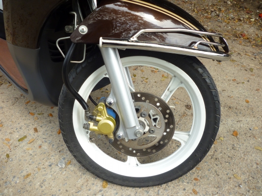 ฟีโน่ สีน้ำตาลขาว (ล้อแม็ค)  ภาษีเต็ม