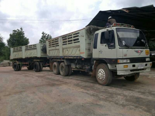 ต้องการขายด่วน hino 10 ล้อ3 mแม่ลูก เอกสารเล่มทะเบียน