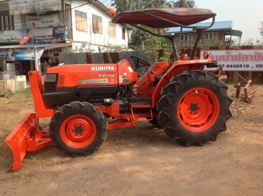 ปัญญาแทรคเตอร์มาแล้ว...จัดมาให้ครับ คูโบต้า L4508 พร้อมใบมีด พร้อมเล่มทะเบียนและชุดโอน
