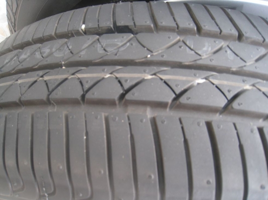 ขายกะทะล้อ Nissan march 14" 4รู 100 +ฝาครอบ+ ยาง ปี 4812 (081-3747940)