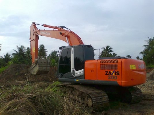 ขายดาวน์ รถใหม่  BACK HOE HITACHI ZX200-3 สถาพดีมาก