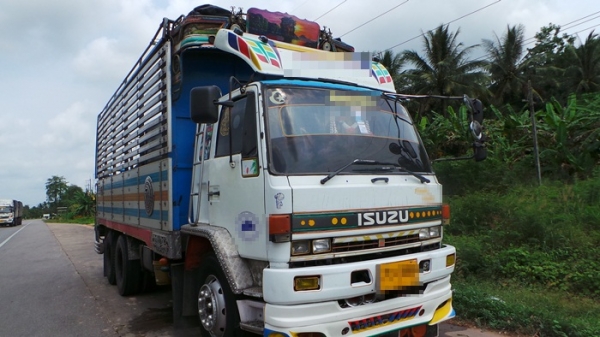 ISUZU  FVM  หัวบางเดิม  เครื่องเปลี่ยน  คัซซีสวยค่ะ  คุณสมใจ  จ.สงขลา  มัดจำเรียบร้อยแล้วค่ะ