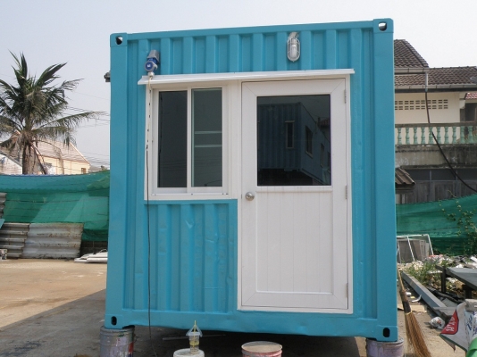 ขายตู้คอนเทนเนอร์ออฟฟิศ มีห้องน้ำในตัว พร้อมใช้งาน สไตล์ปูนดิบ
