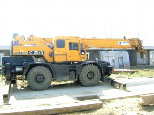 ขายด่วน..รถเครน TADANO TR-251-0291  M3 ปี 48 รถสวย แรงทั้งคัน ประหยัดน้ำมันสุดคุ้ม พร้อมใช้งาน ทะเบียนครบ .
