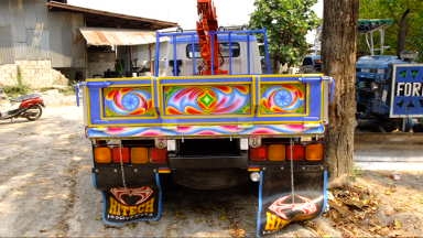 ขายหกล้อ มิตซู แครนเตอร์ รถสภาบใหม่ ป้ายแอง ติดเครนเก่าญี่ปุ่น    ninsai 2.5 v T แท้ รถห้างไทย ปี39 หัวเดิมห้าง