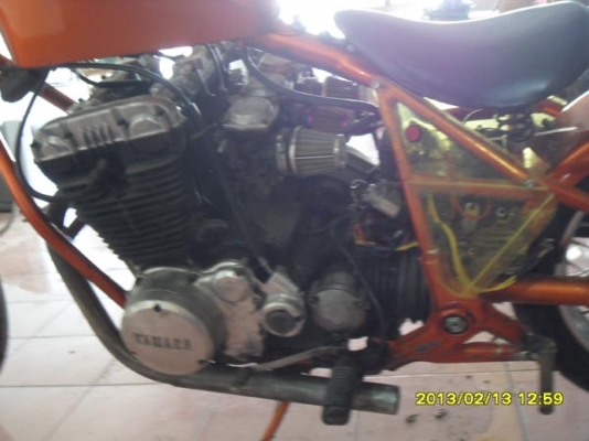 ขายชอปเปอร์ Yamaha 750cc 3 สูบแต่งสวยสตาร์ท2ระบบ/รับแลกรถวิบาก