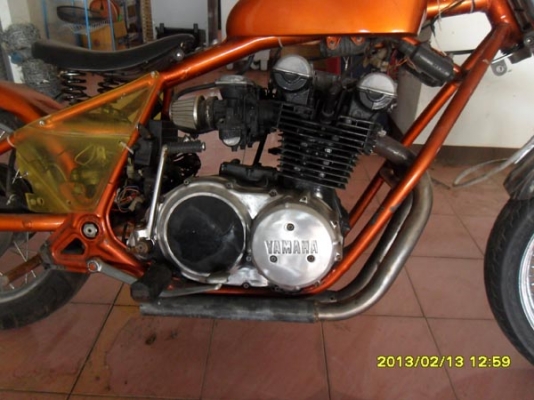 ขายชอปเปอร์ Yamaha 750cc 3 สูบแต่งสวยสตาร์ท2ระบบ/รับแลกรถวิบาก