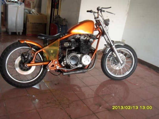 ขายชอปเปอร์ Yamaha 750cc 3 สูบแต่งสวยสตาร์ท2ระบบ/รับแลกรถวิบาก