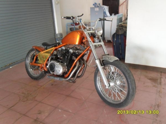 ขายชอปเปอร์ Yamaha 750cc 3 สูบแต่งสวยสตาร์ท2ระบบ/รับแลกรถวิบาก