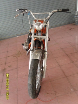 ขายชอปเปอร์ Yamaha 750cc 3 สูบแต่งสวยสตาร์ท2ระบบ/รับแลกรถวิบาก