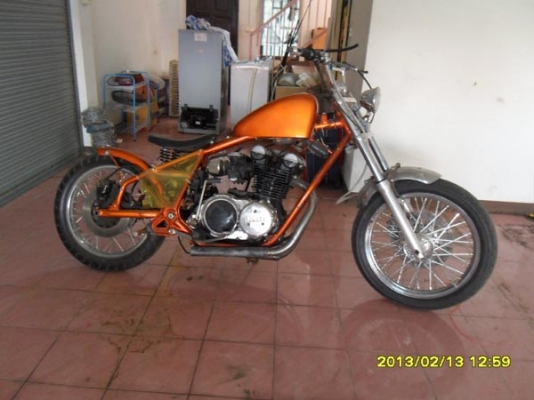 ขายชอปเปอร์ Yamaha 750cc 3 สูบแต่งสวยสตาร์ท2ระบบ/รับแลกรถวิบาก