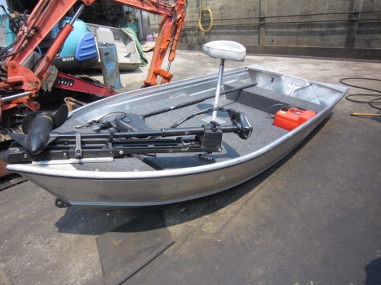 ขาย เรืออลูมิเนียม พร้อม เครื่องเรือ HONDA 4จังหวะ 15แรง มือสองญี่ปุ่น