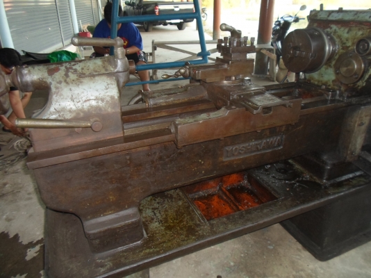 เครื่องกลึงญี่ปุ่น 5 ฟุต  เกียร์บล็อก ลดราคาถูกสุด ๆ 40,000