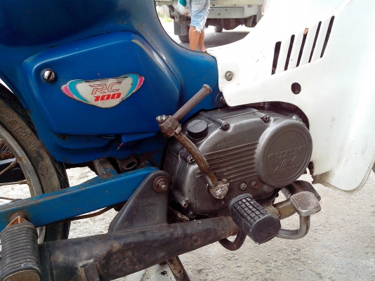 ขายRC100ตามสภาพ มีเล่มทะเบียนขาดใช้งานได้ปกติ