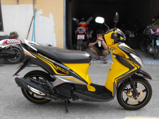 ขาย Mio 125 แม็ก ปี 54 สีเหลืองดำ
