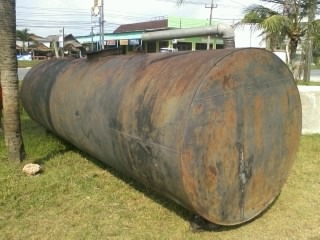 ขายถังน้ำมัน 10000 ลิตร ถังไม่ผุ สภาพสวย