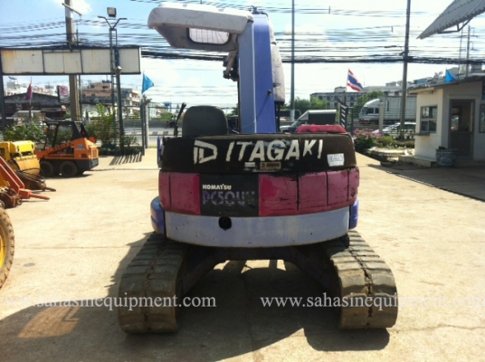 รถขุด PC50UU-2 บจก.สหสินอีควิปเม้นท์ โทร.081-5851880, 02-5168100-1 รถขุด PC50UU-2 บจก.สหสินอีควิปเม้นท์ โทร.081-5851880, 02-5168100-1