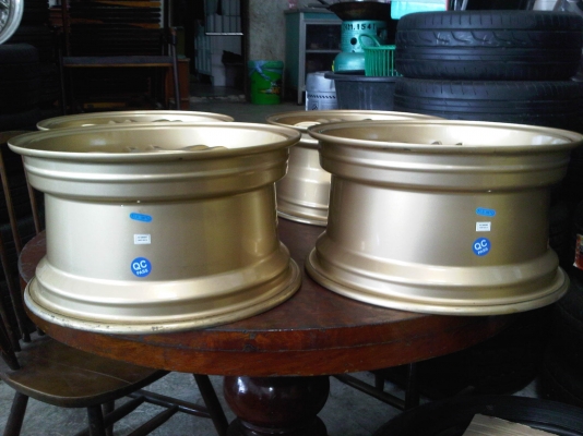ขายล้อRPF1 ขอบ15 สีทอง กว้าง7-8 สภาพมือ1 ราคาถูกๆ รุปเพียบ