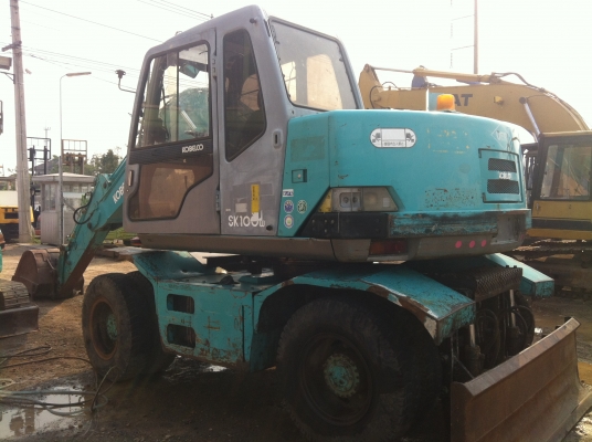 ขายรถแบคโฮล้อยาง KOBELCO SK100W ระบบไฟฟ้าครบ มีVDOครับ สภาพสวยนำเข้าจากประเทศญี่ปุ่น สนใจติดต่อ 089-8368497