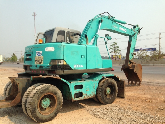 ขายรถแบคโฮล้อยาง KOBELCO SK100W ระบบไฟฟ้าครบ มีVDOครับ สภาพสวยนำเข้าจากประเทศญี่ปุ่น สนใจติดต่อ 089-8368497